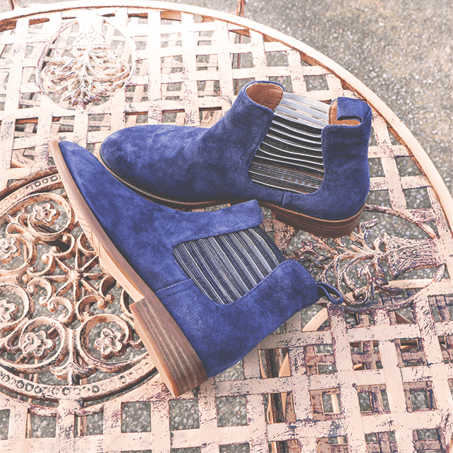 Teva boots bottine chic bleue