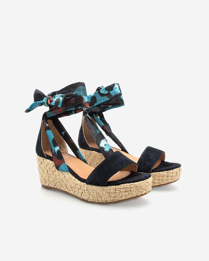 sandale bleu marine chic