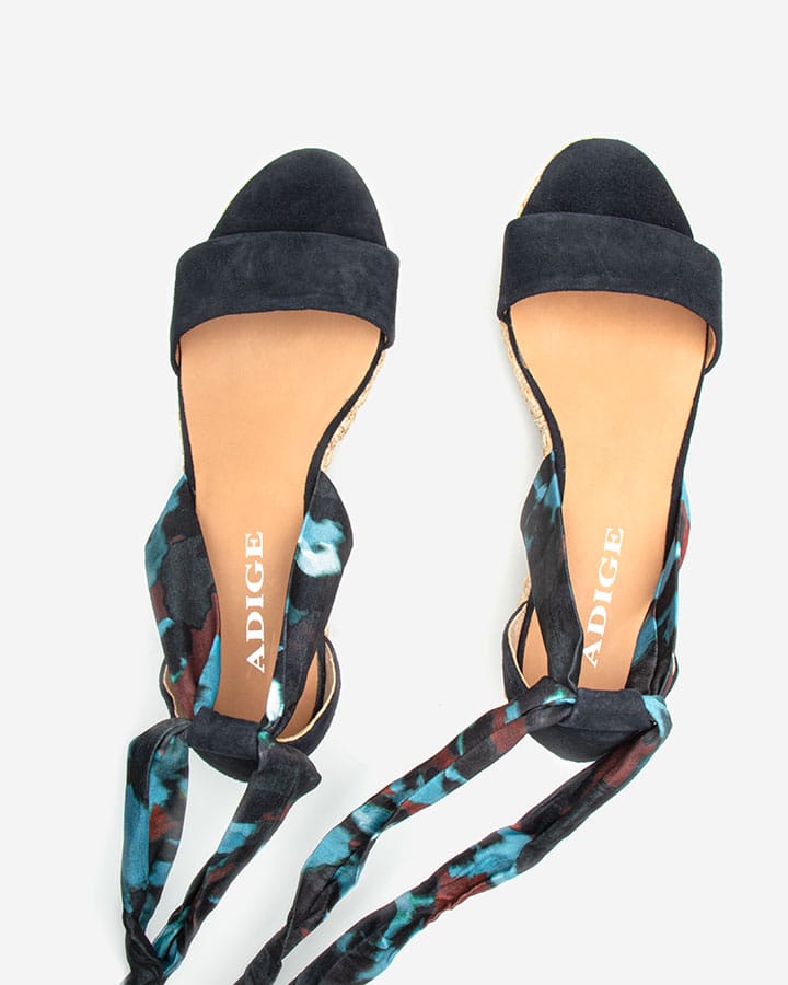 sandale bleu marine chic