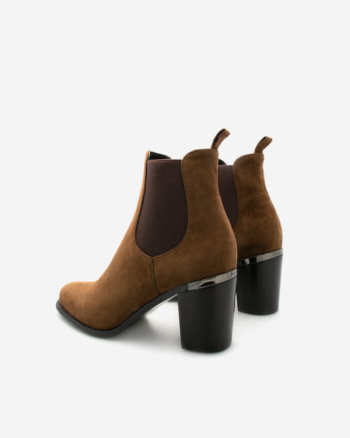 bottines en velours