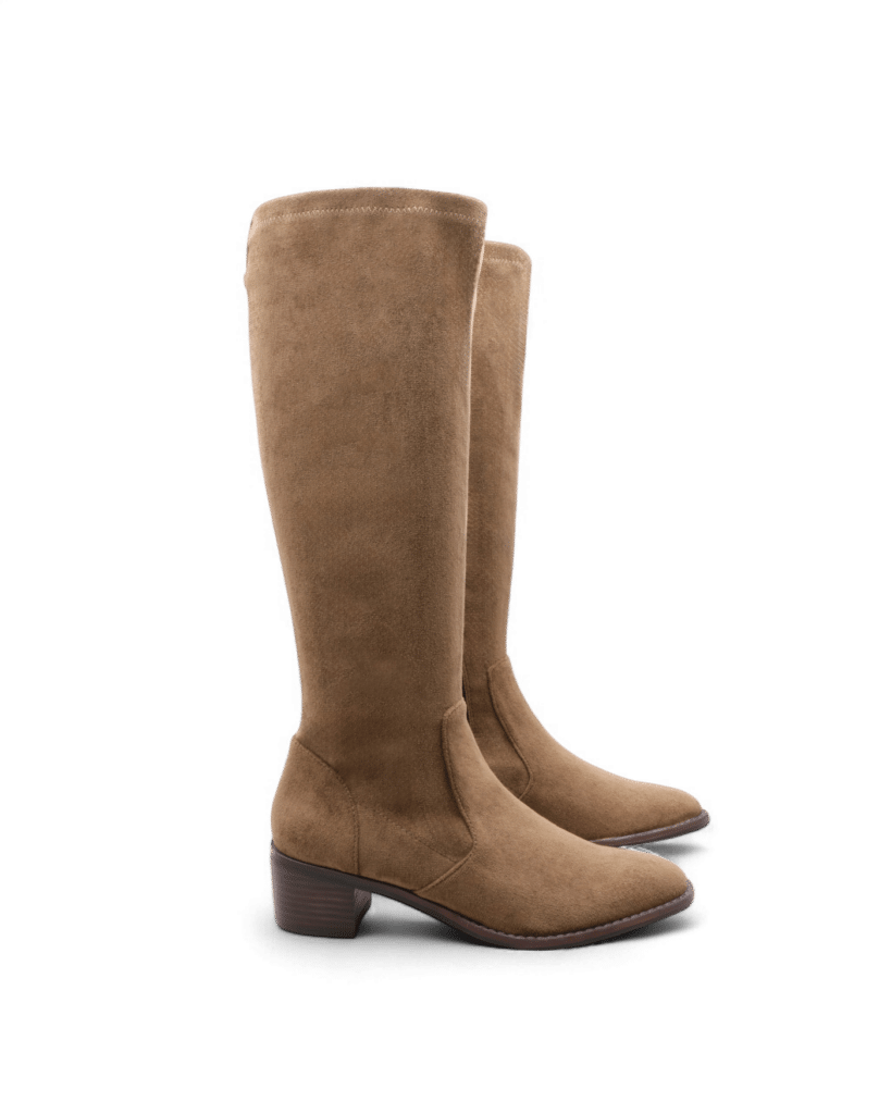 Bottes stretch femme camel​