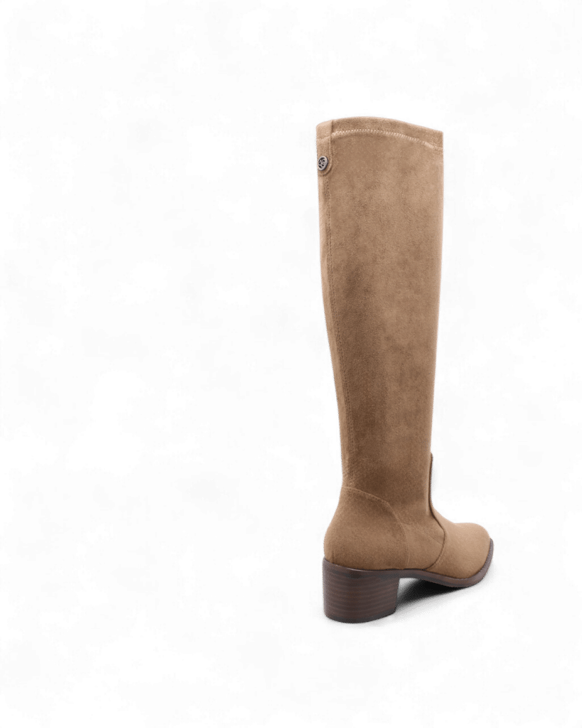 Bottes stretch femme camel​