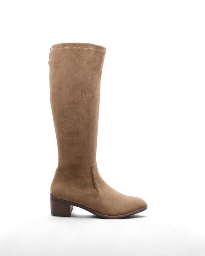 Bottes stretch femme camel​