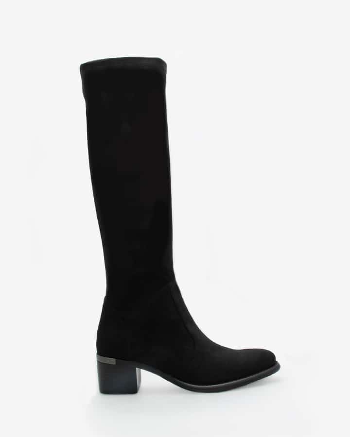 bottes stretch femme noir