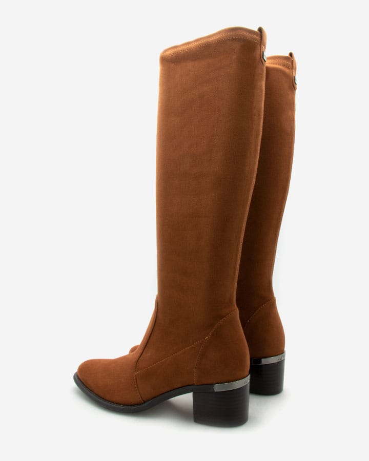 bottes femme camel