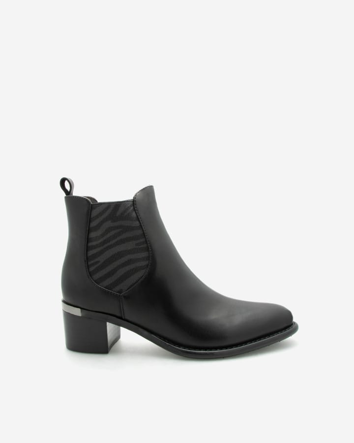 bottine zebre femme