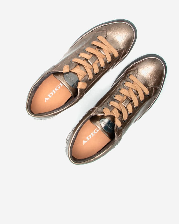 basket femme doree ou argentee