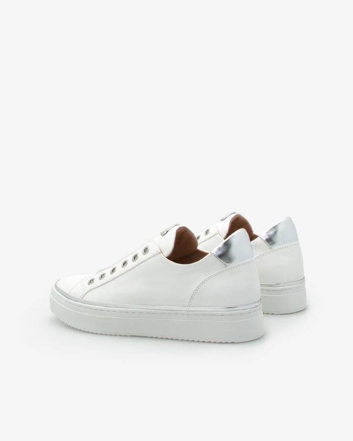 Sneakers blanches Ninon, Baskets Femme