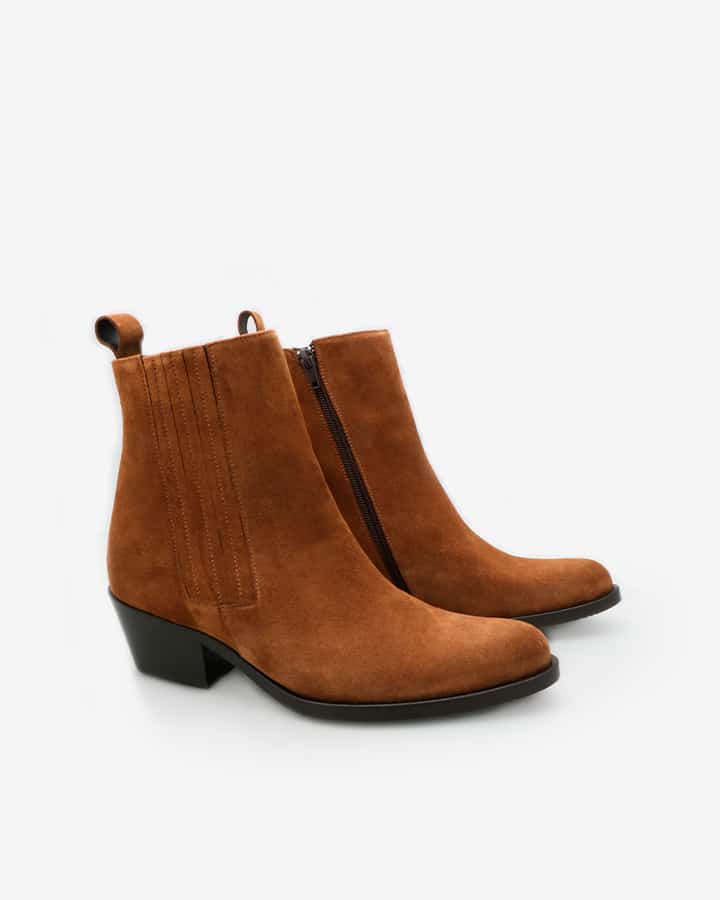 Bottines western on sale camel