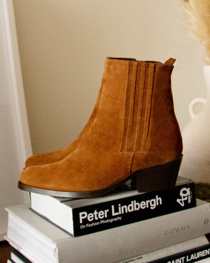 Bottines western on sale camel