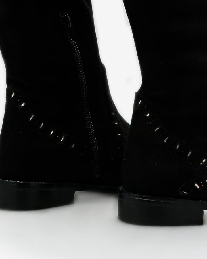 bottes extensibles femme noir