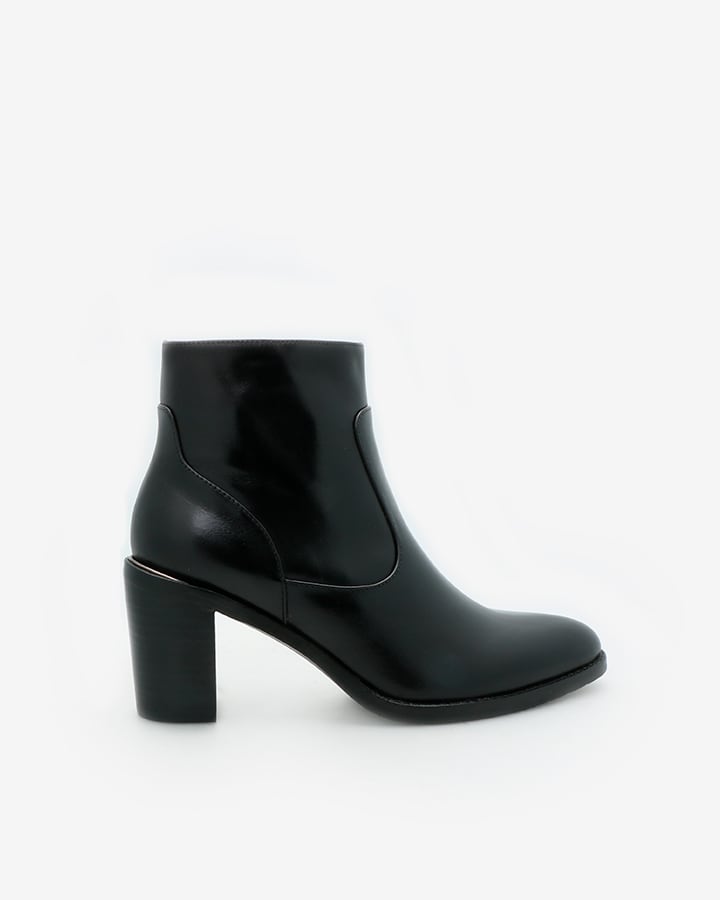 Bottes Femme Cuir Talon Haut Style Western Cowboy – élégantes, Confortables, Pour Mollets Larges