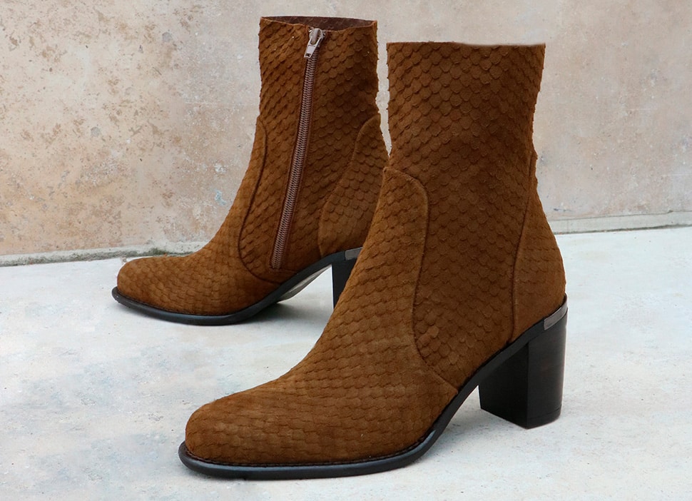 Bottines chic à talon femme Fara