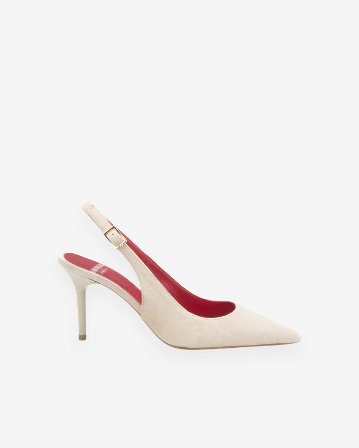 escarpin beige nude slingback