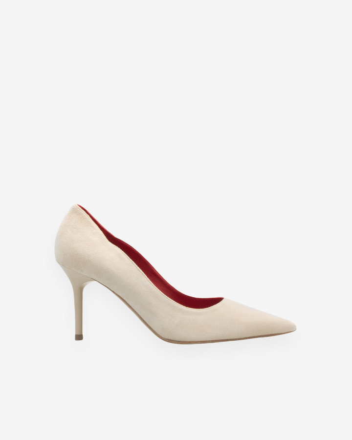 escarpin nude beige femme