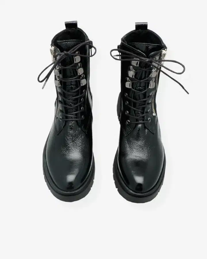 boots rangers femme noir