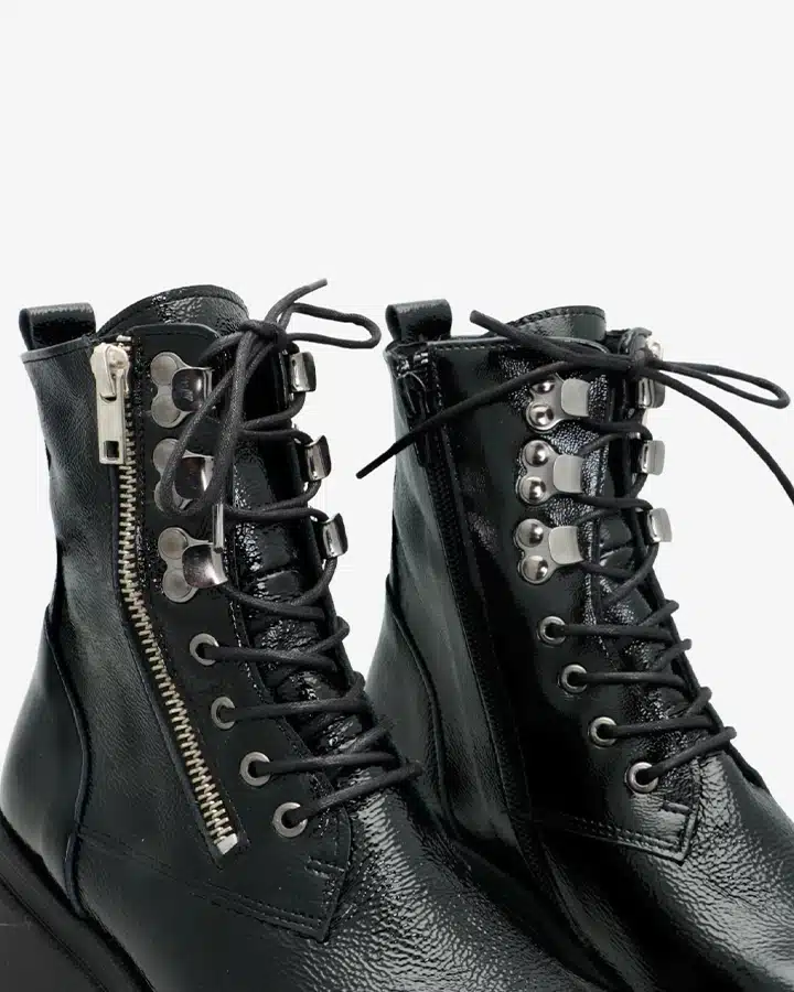 boots rangers femme noir
