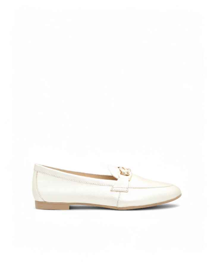 mocassin cuir doré laurel adige