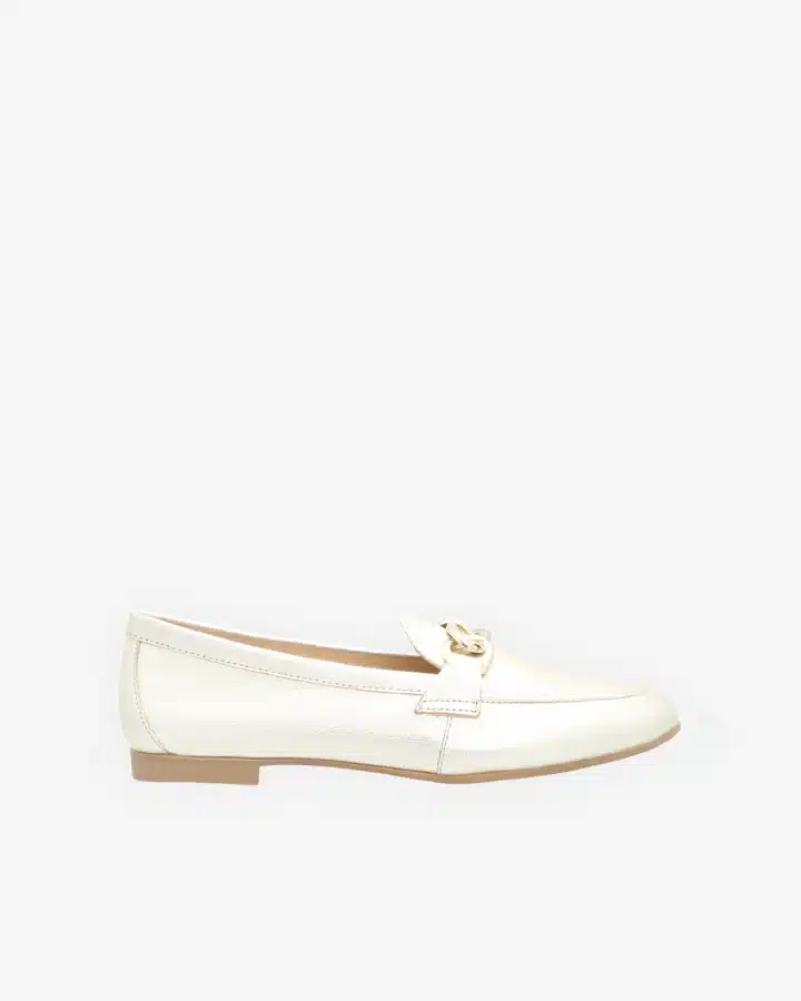 Mocassin velours dore femme Laurel