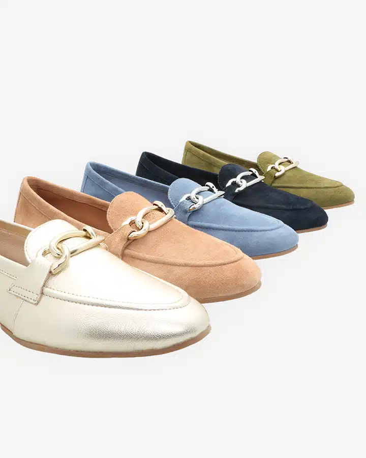 Mocassin jaune moutarde femme 2025
