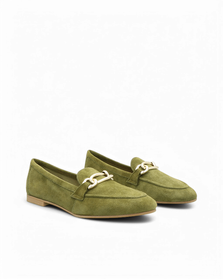 mocassin velours kaki laurel adige