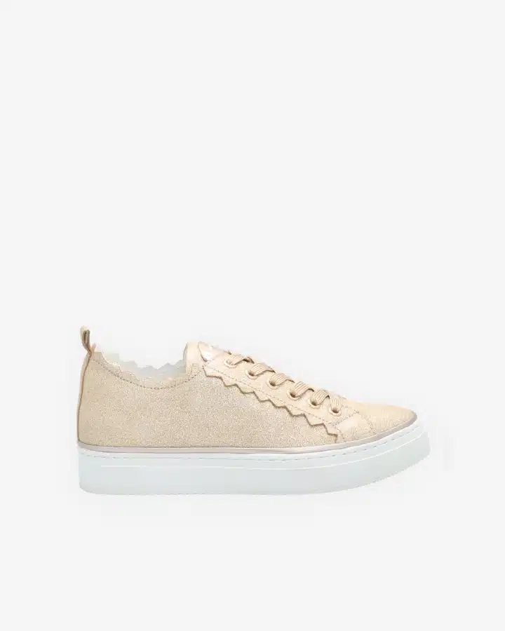 Basket blanche et dor e Queen