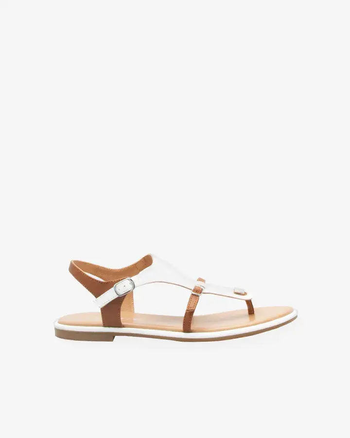 sandales blanches femme