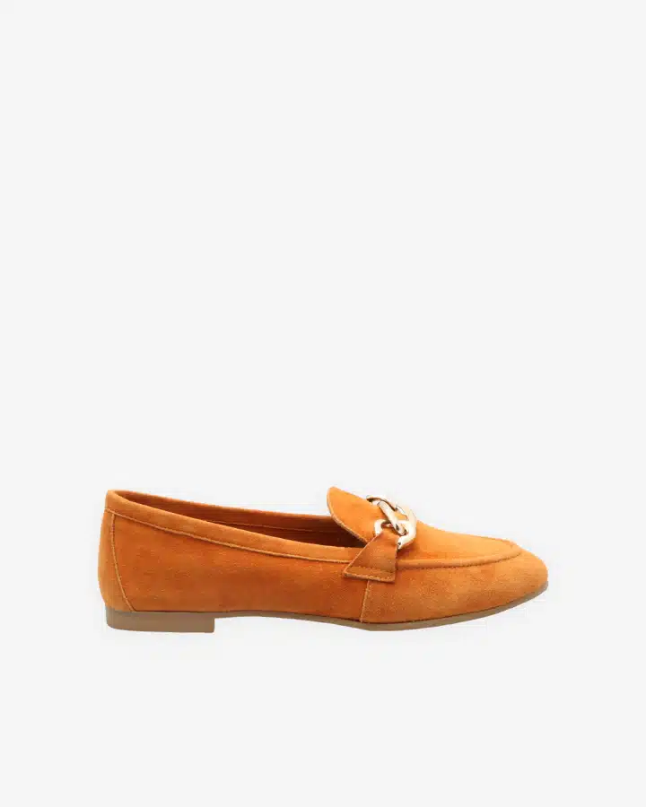 Mocassin velours ocre chic femme Laurel