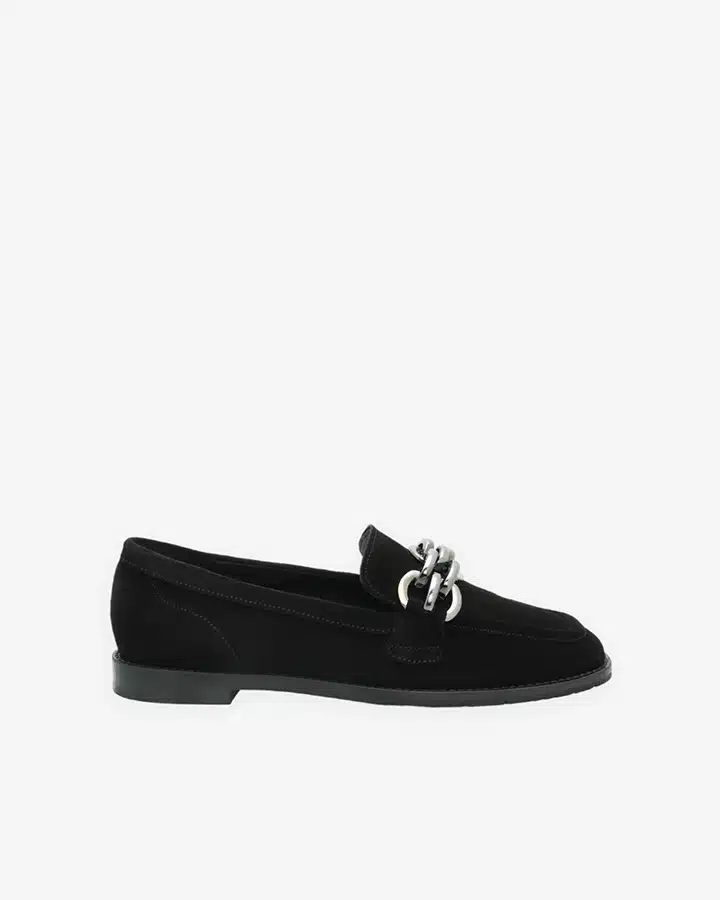 Mocassin daim noir john