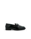 Mocassin vernis noir femme Evian