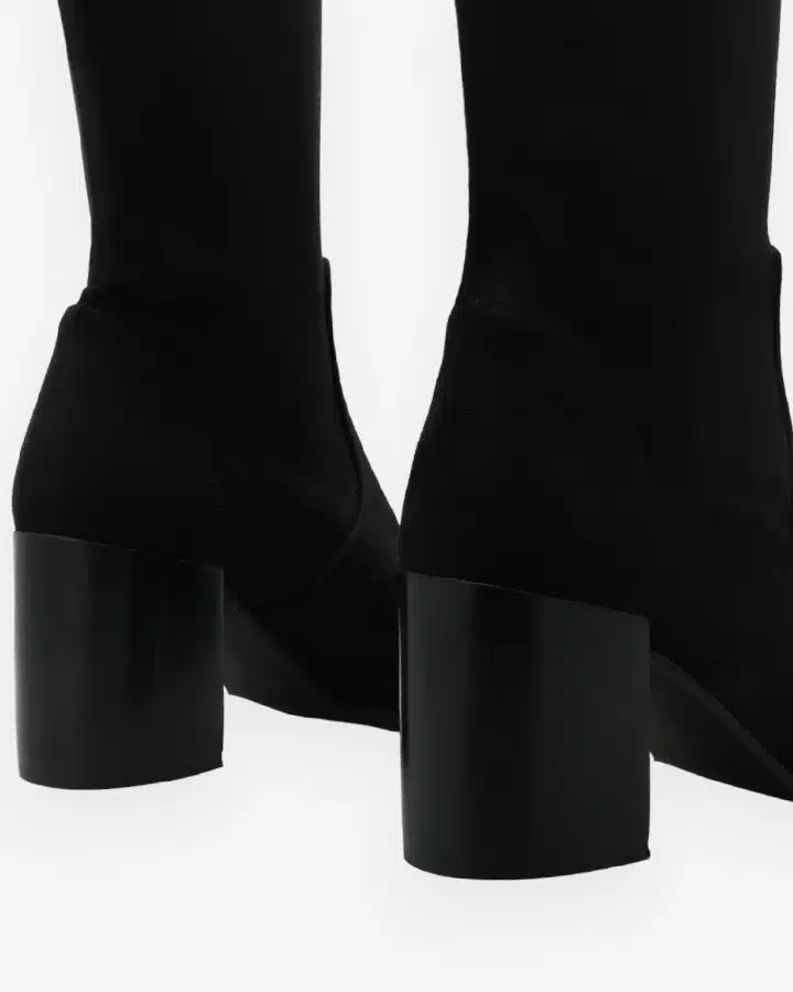 Bottes noires hautes Icare Adige Chaussures