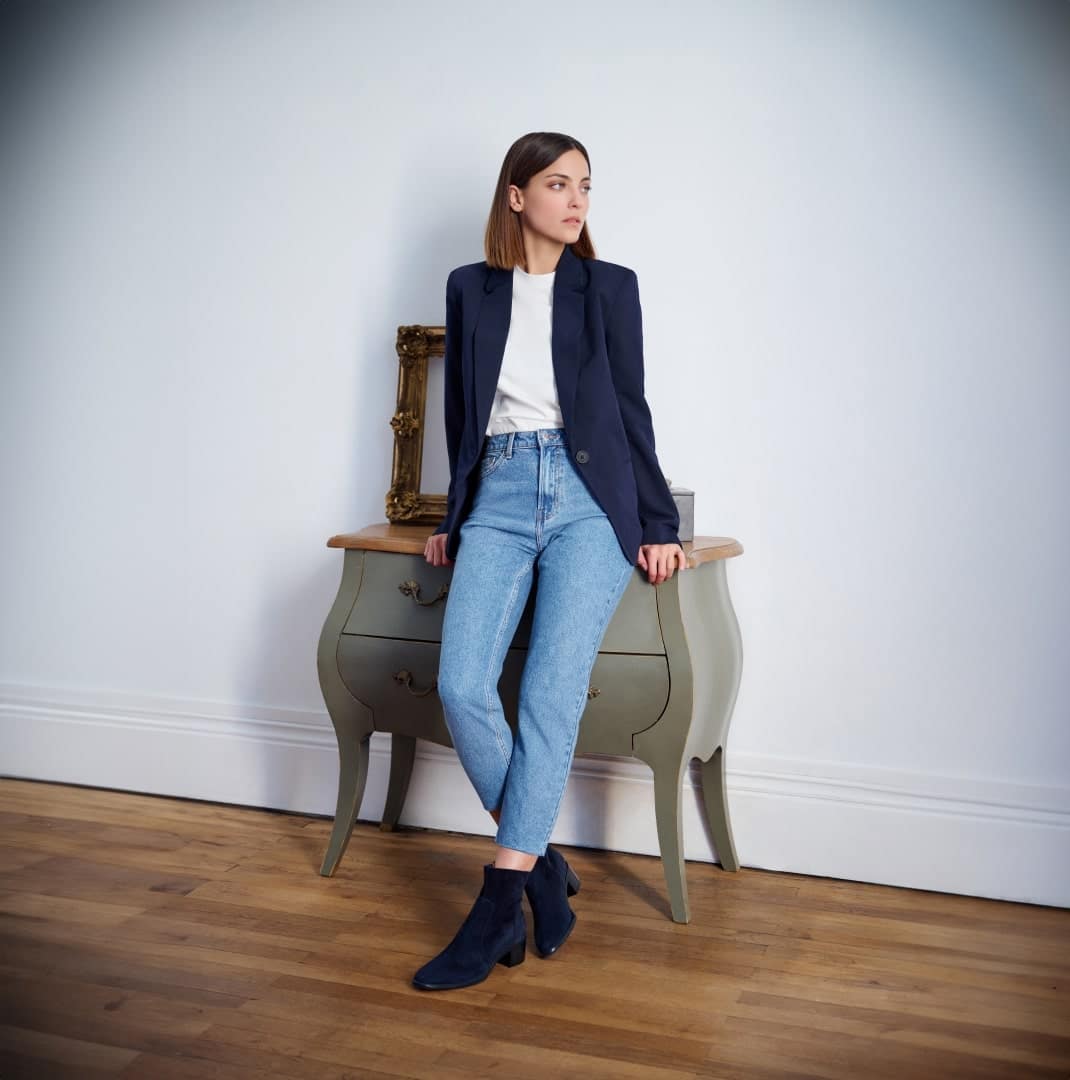 Desir bottines bleu