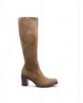 Bottes femme en stretch​ noix