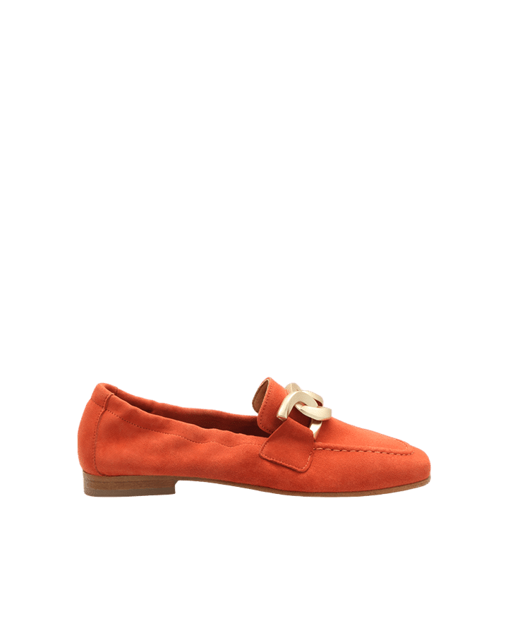 adige mocassin en daim terracotta