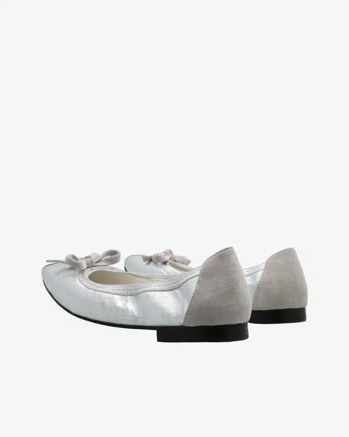 ballerines argentées