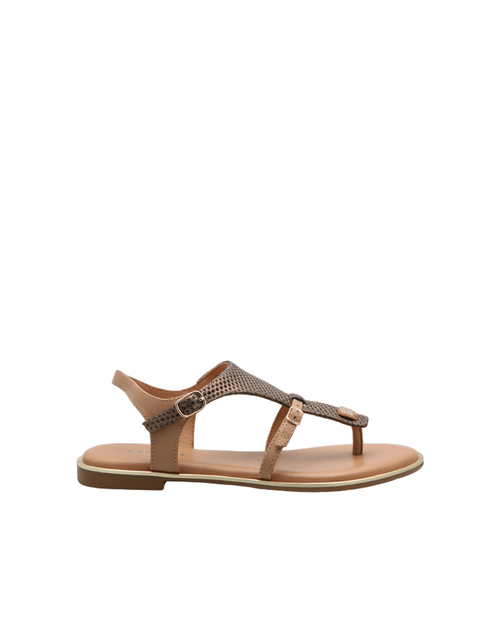 sandales cuir bronze angel adige