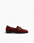Mocassin à chaîne rouge rubis Jazz