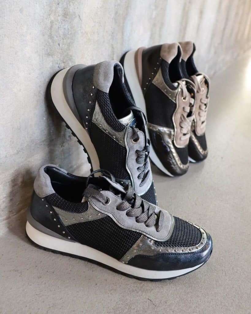 Basket femme confortable grise Yona Adige Chaussures