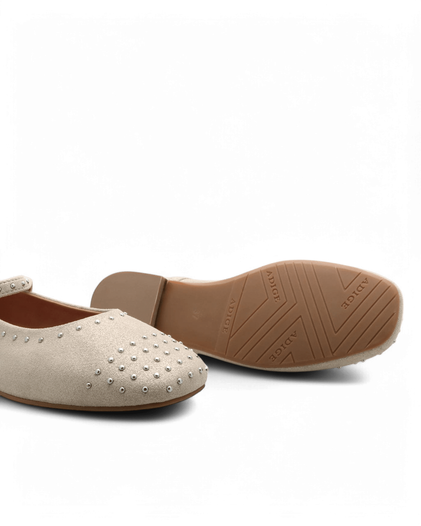 Ballerine clous dorée Hap Adige