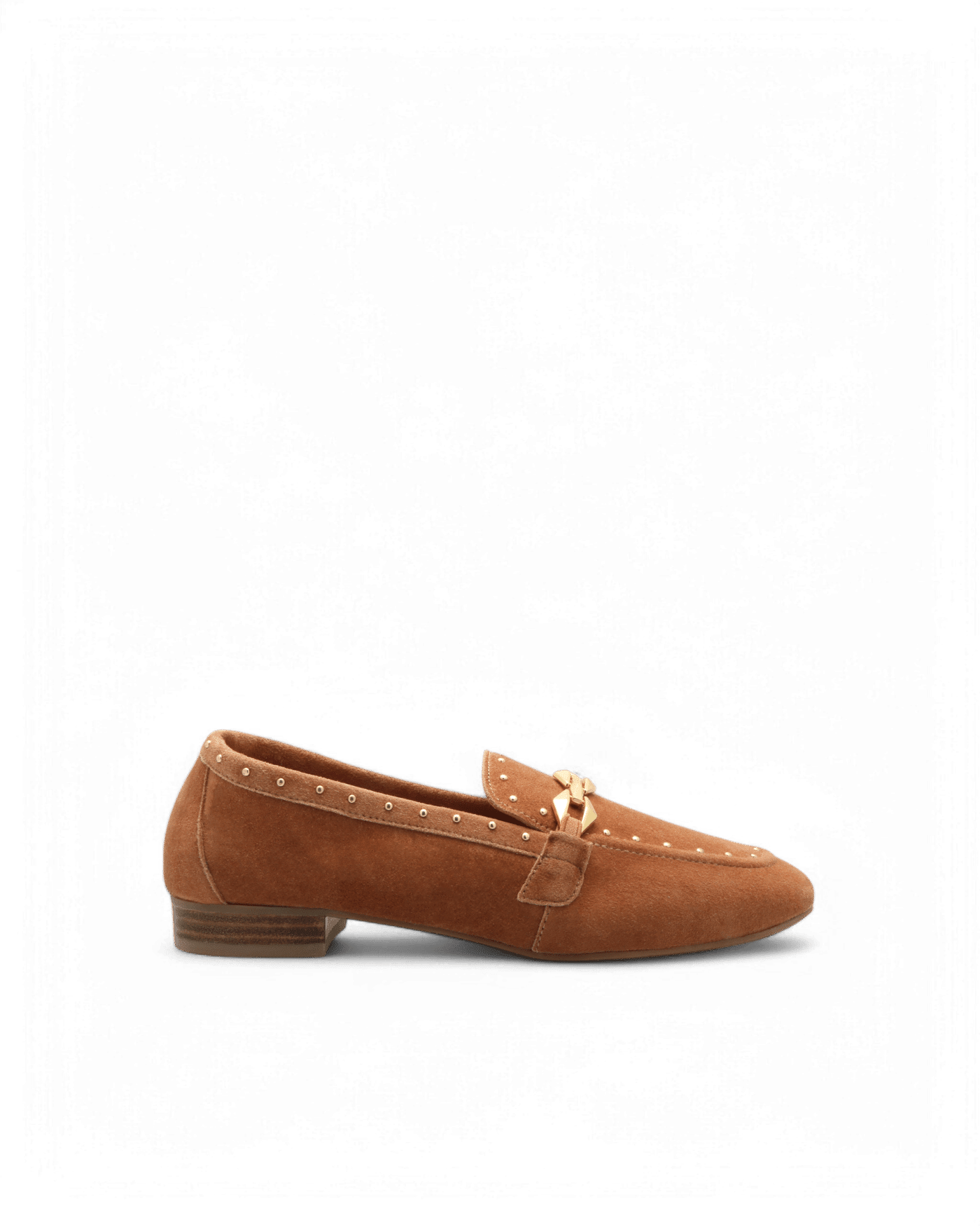 Mocassin en daim femme havane Kama Adige