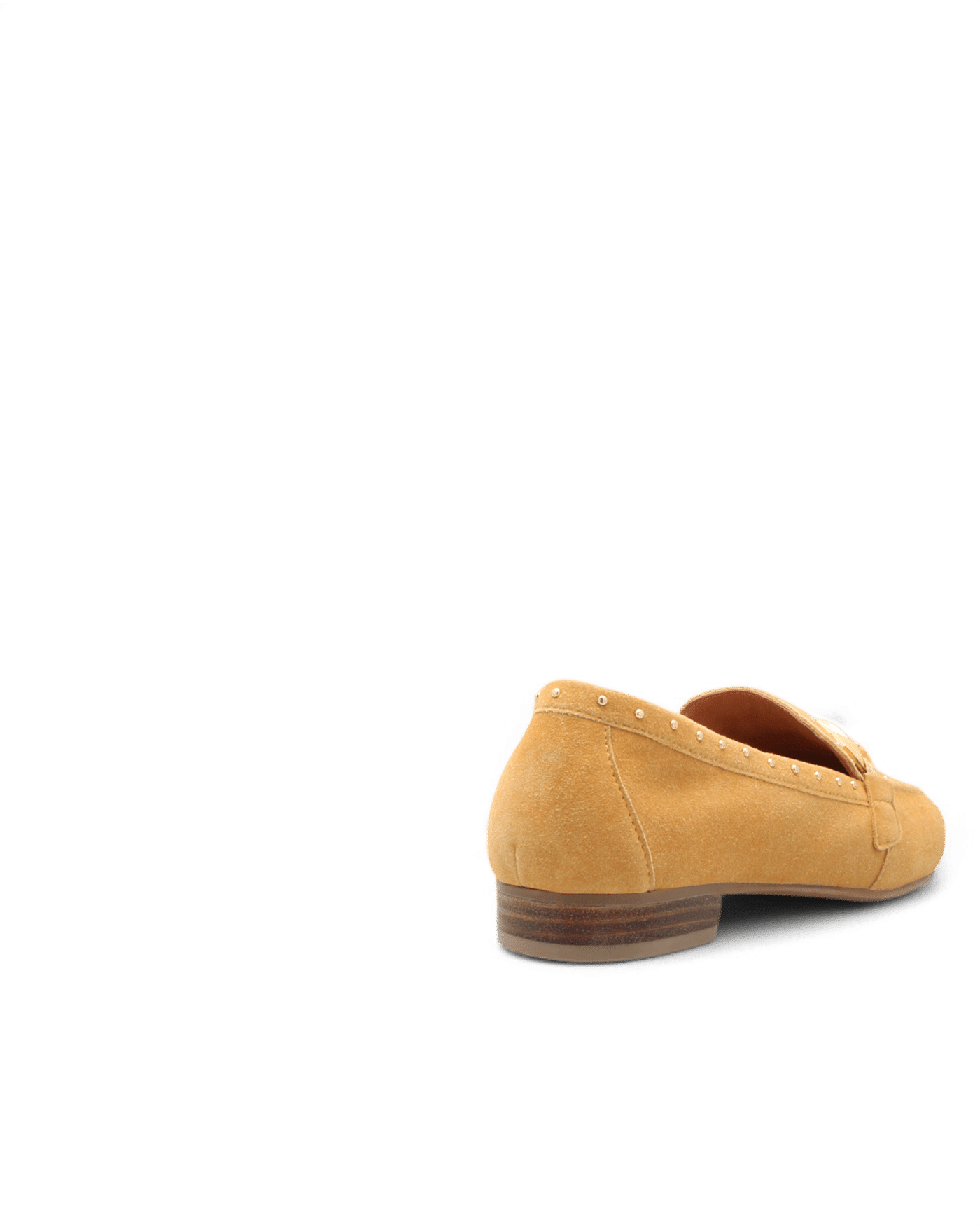 Mocassin en daim femme jaune Kama adige