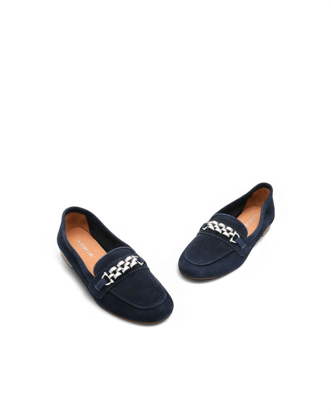 Mocassin femme daim marine Laam adige