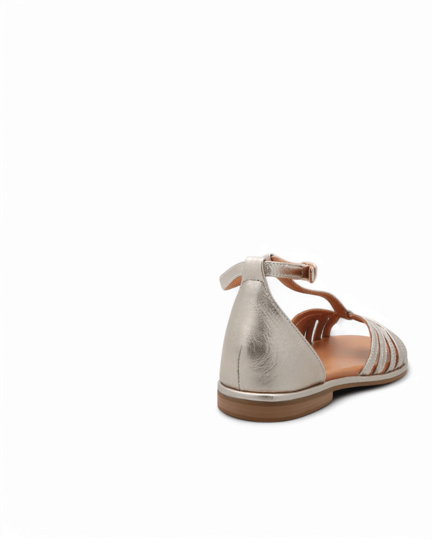Sandales dorées femme Aman adige
