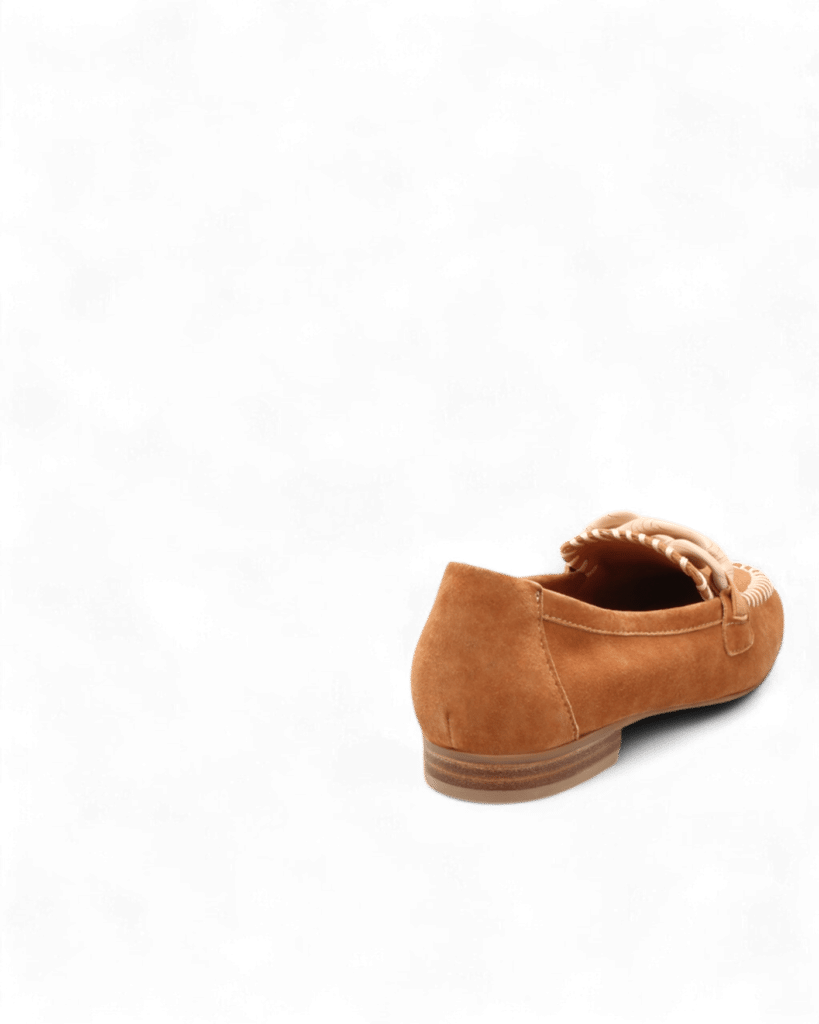 Mocassins daim femme havane Lenny ADIGE