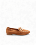 Mocassins daim femme havane Lenny ADIGE