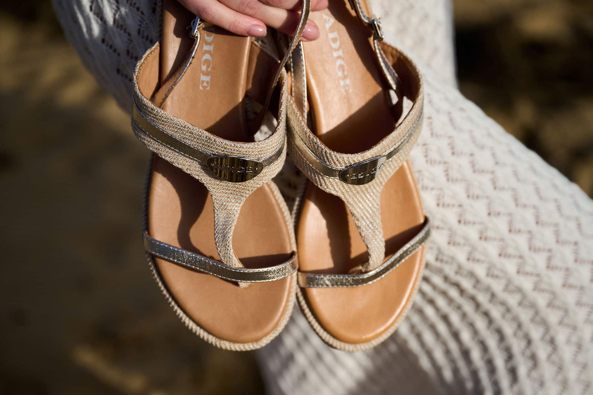 sandale chic et confortable