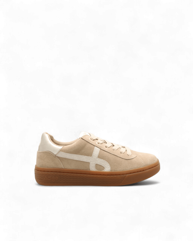 Basket femme beige
