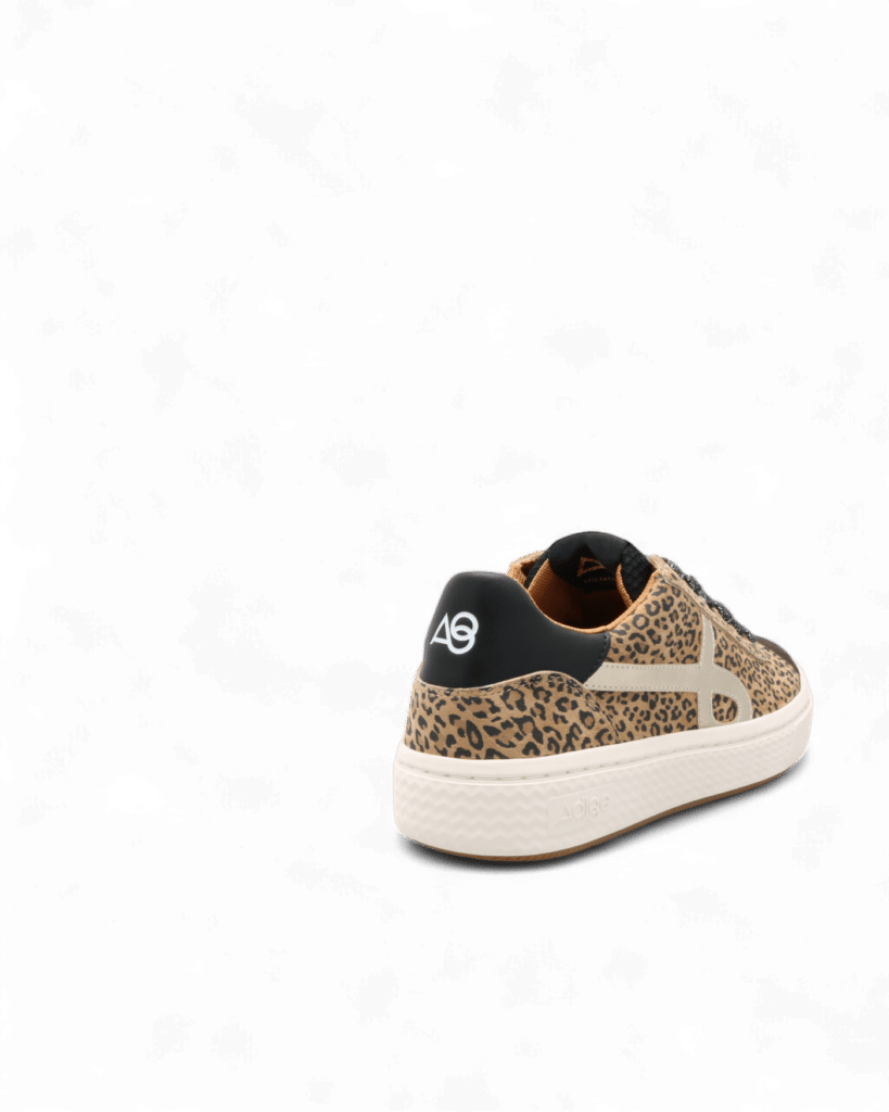 Basket leopard femme