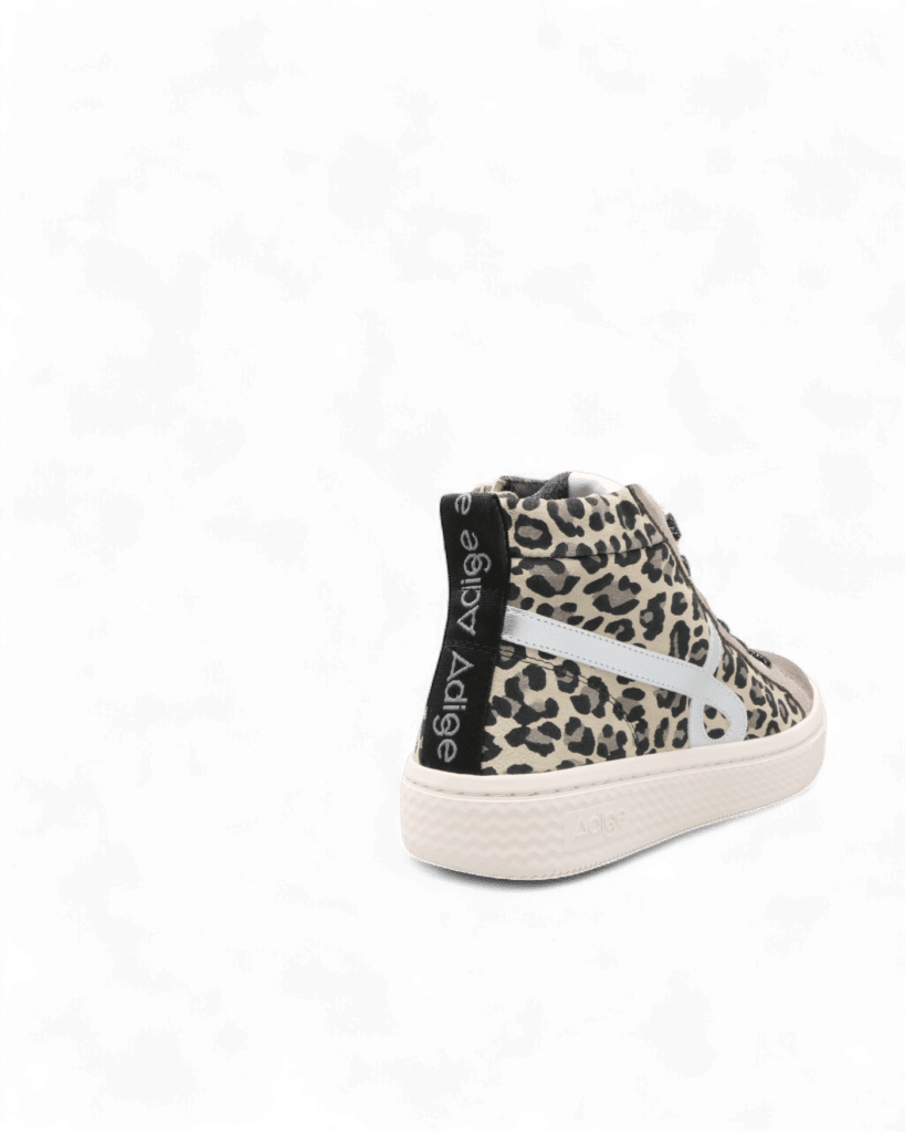 Basket leopard montante
