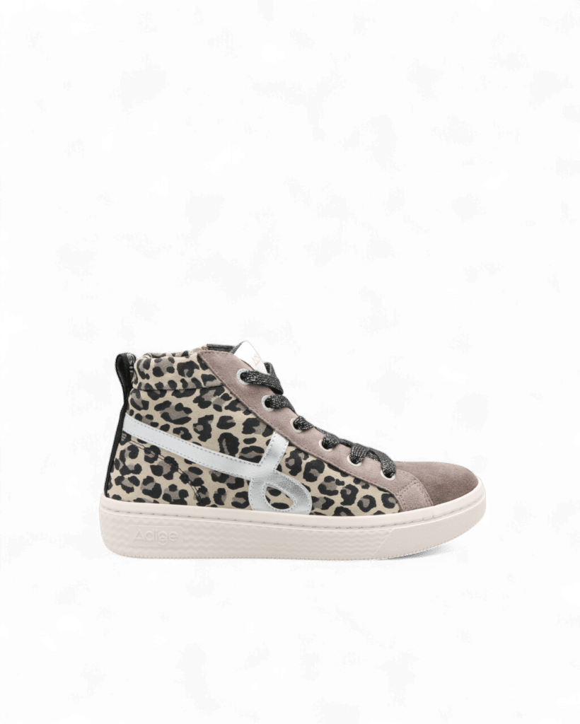 Basket leopard montante